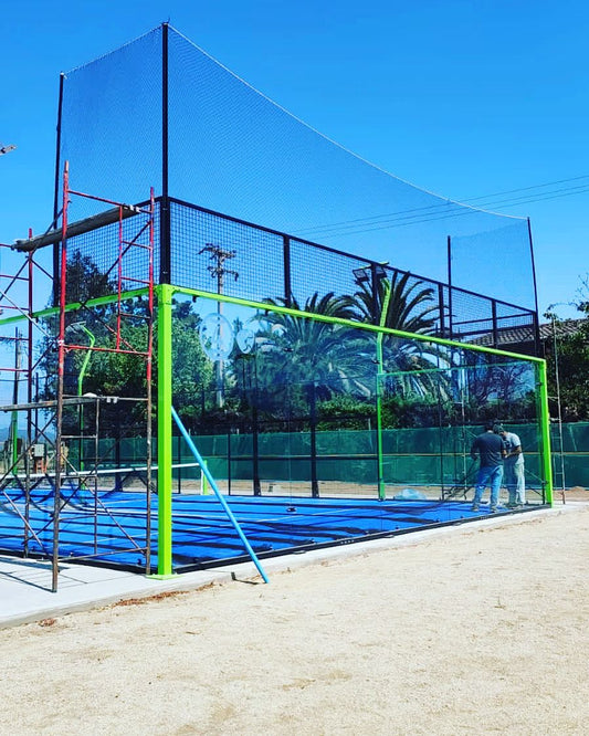 Red atrapa pelotas  para canchas de padel