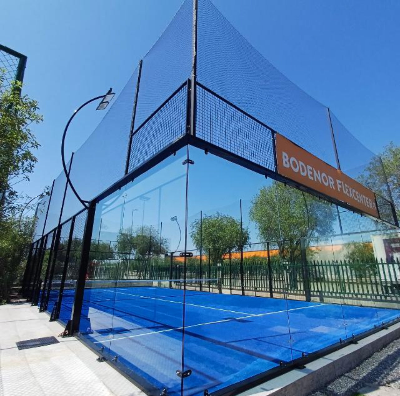 Red atrapa pelotas  para canchas de padel